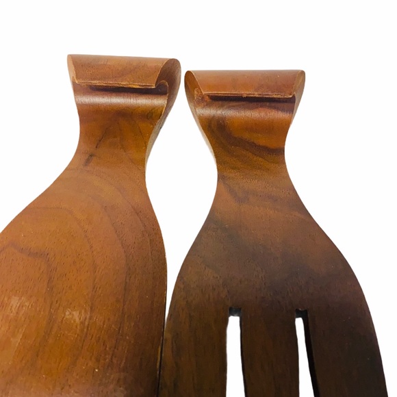 Vintage Ozark Walnutware 6 pc Salad Bowl Set - Picture 8 of 10